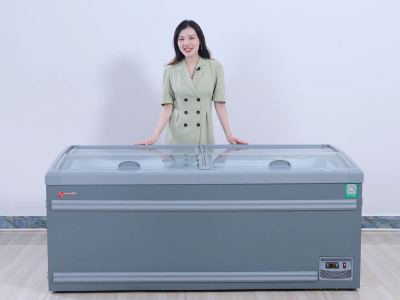 商用岛柜冰柜产品视频 电商主播展示视频